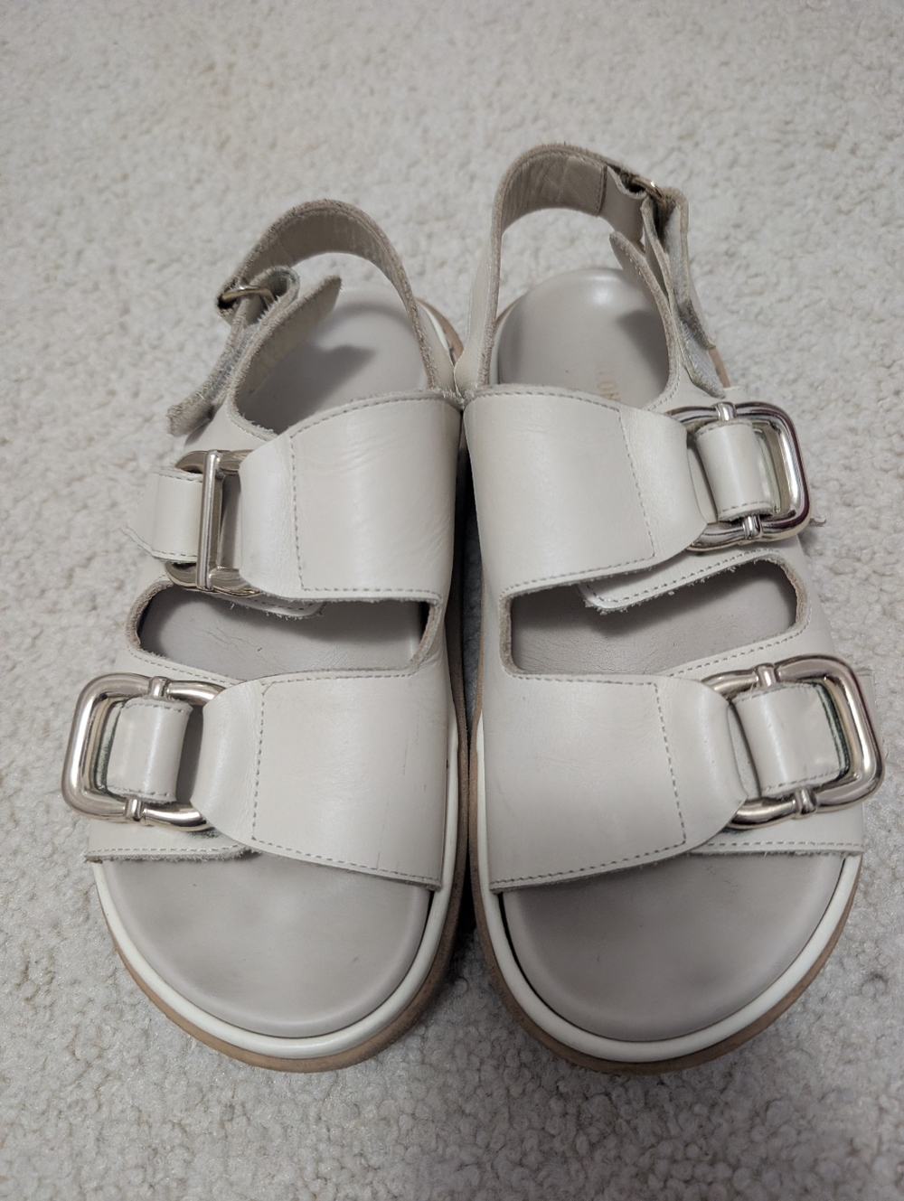 ALOHAS Sandals with gold Buckles